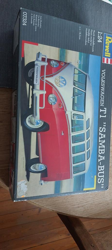 Van VW T1 - Samba-Bus- 1/24 eme, Ophalen of Verzenden