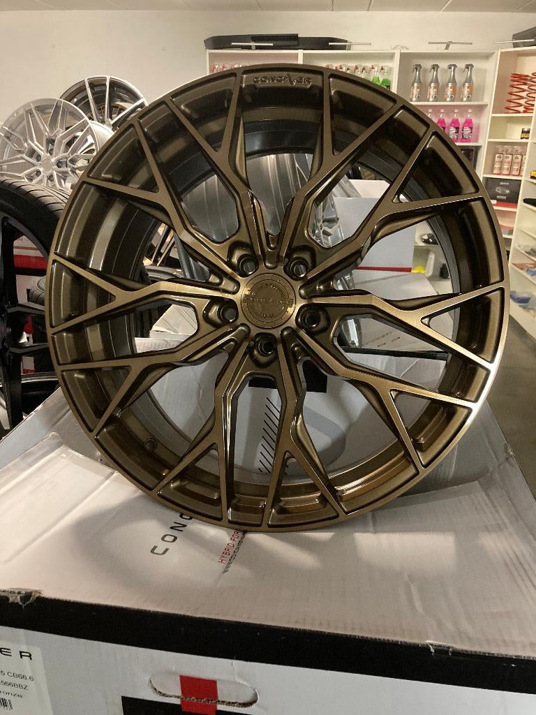 Jeu de jantes Concaver CVR4 19x8.5 5x112 Bronze brossé NOUVE, Autos : Pièces & Accessoires, Enlèvement ou Envoi, Neuf, 19 pouces