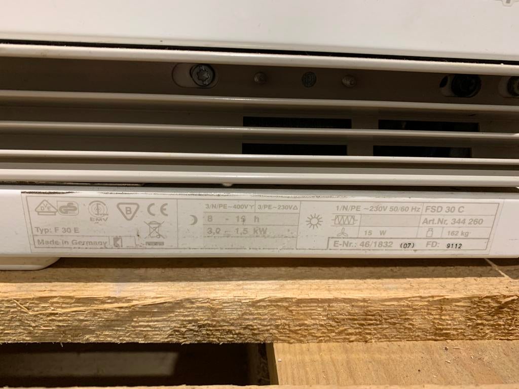 Accumulatiekachel Dimplex FSD30C, Doe-het-zelf en Bouw, Ophalen, Zo goed als nieuw, Kachel