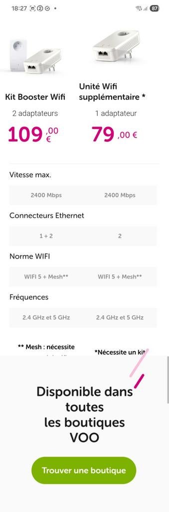 Devolo magic 2 lan en magic 2 Wi-Fi next 2-poorts rj45 Voo, Ophalen of Verzenden