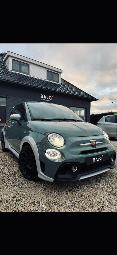Fiat Abarth 70th anniversary, Auto's, Fiat, Bedrijf, Te koop, Bluetooth, Handgeschakeld, Groen, Alcantara, Ophalen