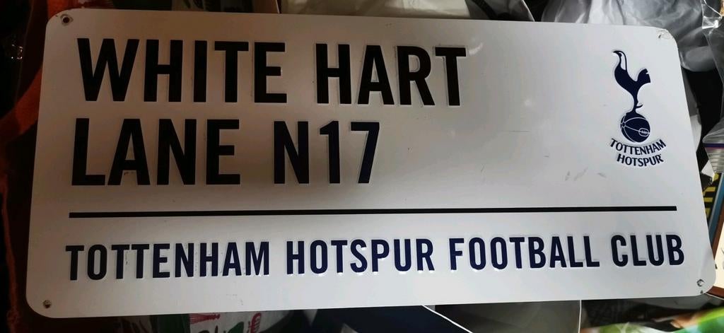 Panneau de rue du club de football de Tottenham Hotspur, Enlèvement ou Envoi, Comme neuf