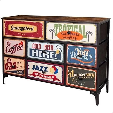 multifunctionele ladekast | retro | GRATIS LEVERING