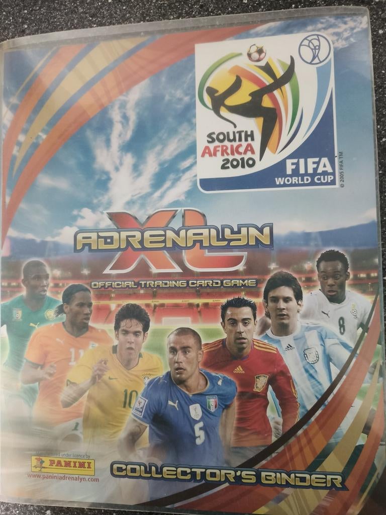 Panini: South Africa 2010: voetbal kaartjesmap, Ophalen of Verzenden, Zo goed als nieuw
