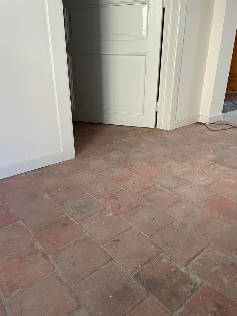 Oude terracotta tegels (ca. 16x16 cm), Doe-het-zelf en Bouw, Ophalen