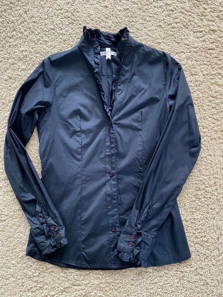 Donkerblauw hemd Bien Bleu small, Vêtements | Femmes, Enlèvement ou Envoi, Taille 36 (S), Comme neuf, Bien bleu