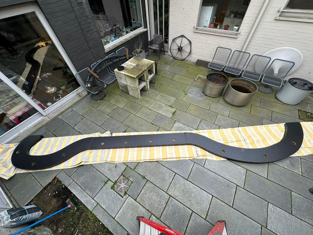 cafe toog - luifel, Zakelijke goederen, Horeca | Meubilair en Inrichting, Ophalen, Gebruikt, Barinrichting