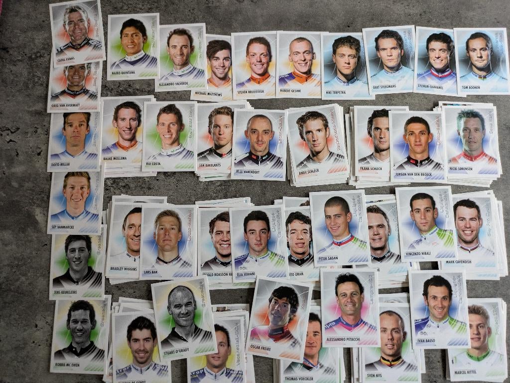 PANINI SPRINT 2012 290 autocollants diff.coureurs cyclistes, Envoi, Neuf