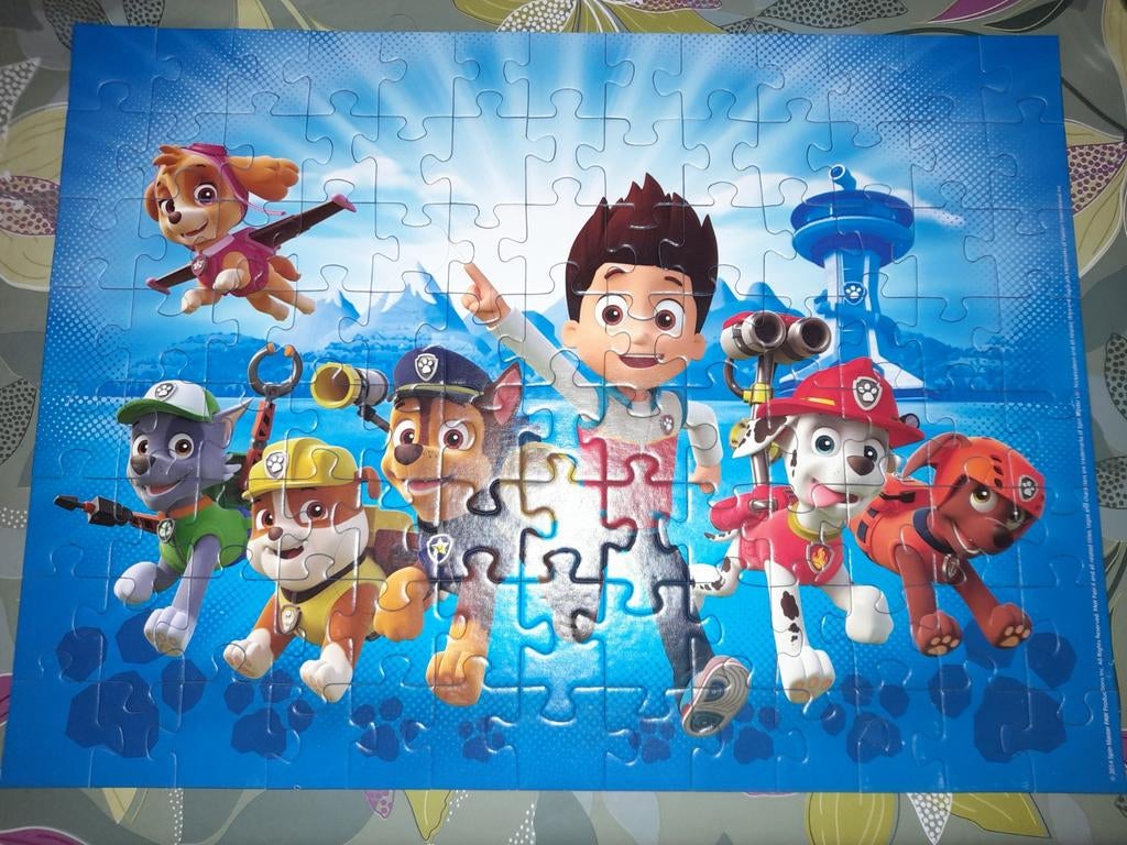 Puzzle Pat'Patrouille / Paw Patrol 100 pièces, Enlèvement ou Envoi, Comme neuf