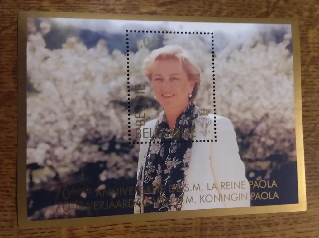 70e anniversaire de la reine Paola, Enlèvement ou Envoi