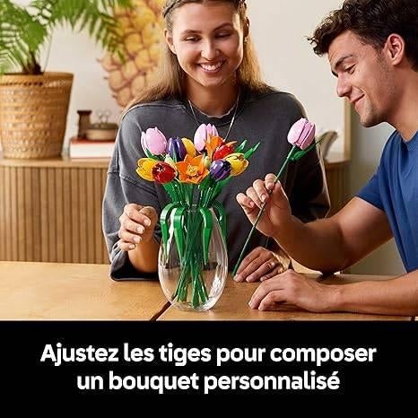 LEGO Botanicals | Bouquet de tulipes | LIVRAISON GRATUITE, Neuf, -, LEGO, Envoi