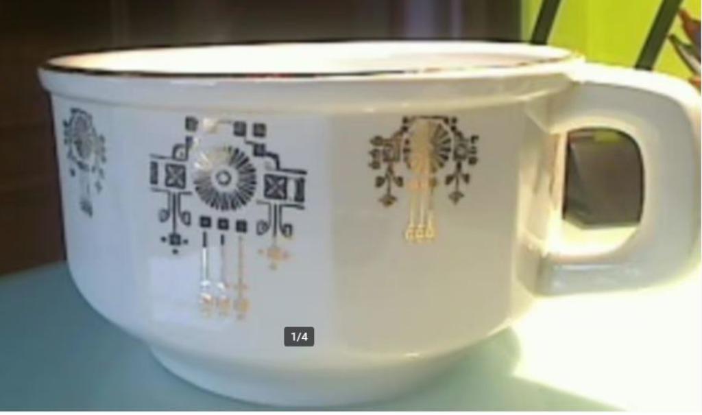 Nimy aardewerken kamerpot/nachtvaas, Antiek en Kunst, Ophalen