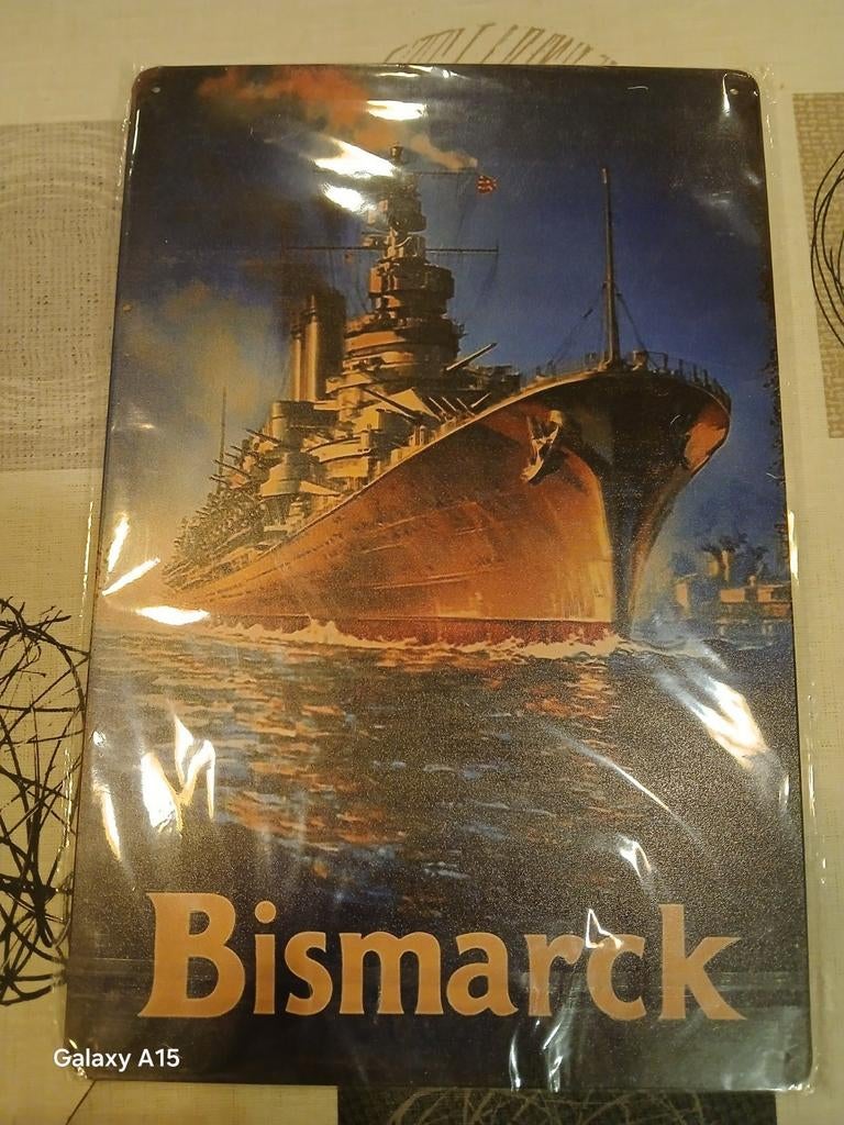 Platt slagschip Bismarck 20 op 30 cm, Verzamelen, Militaria | Tweede Wereldoorlog, Ophalen of Verzenden
