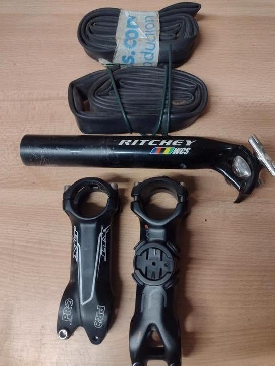 Stuurpen en zadelpen racefiets MTB, Ophalen of Verzenden, Gebruikt, Stuur