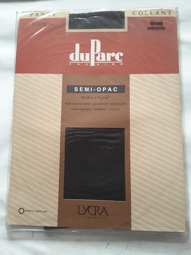 panty panty duParc semi-opac 20 den.+lycra Small antraciet, Kleding | Dames, Leggings, Maillots en Panty's, Nieuw, Panty, Grijs