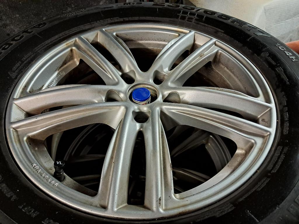 set winterbanden voor SUV/ 4x4, Ophalen, Gebruikt, Banden en Velgen, 17 inch