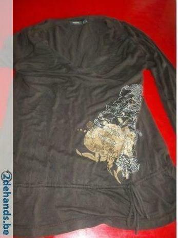 [2341] pull mexx XS string resserrable, Mexx, Enlèvement ou Envoi, Brun, Taille 34 (XS) ou plus petite