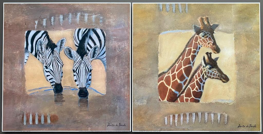 Reproducties van litho's van Anita De Harde, Antiek en Kunst, Kunst | Litho's en Zeefdrukken, Ophalen of Verzenden