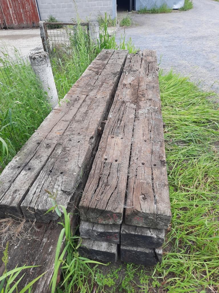 Bielzen / spoorbielzen / wissels, Tuin en Terras, Bielzen en Borduren, Gebruikt, Biels