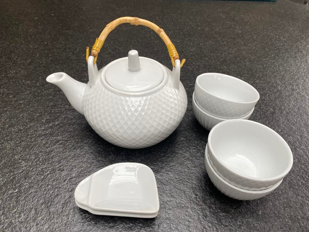 Thee set, Ophalen, Nieuw, Porselein, Compleet servies