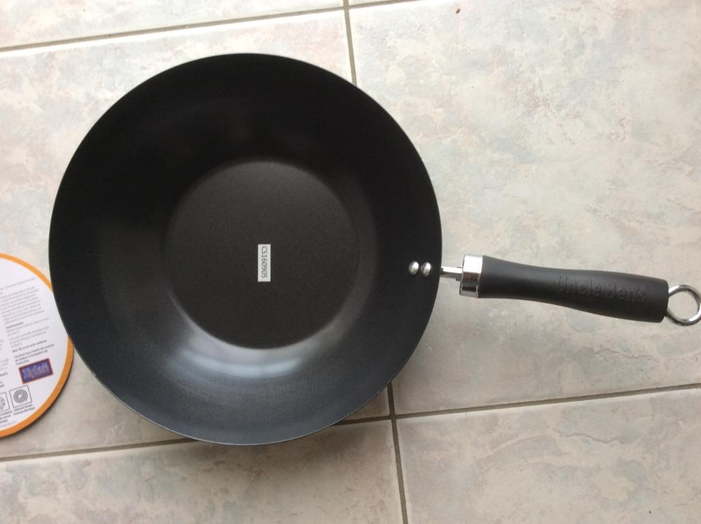 Poêle à wok de 28 cm, Neuf, Enlèvement ou Envoi, Plaque céramique, Autres matériaux