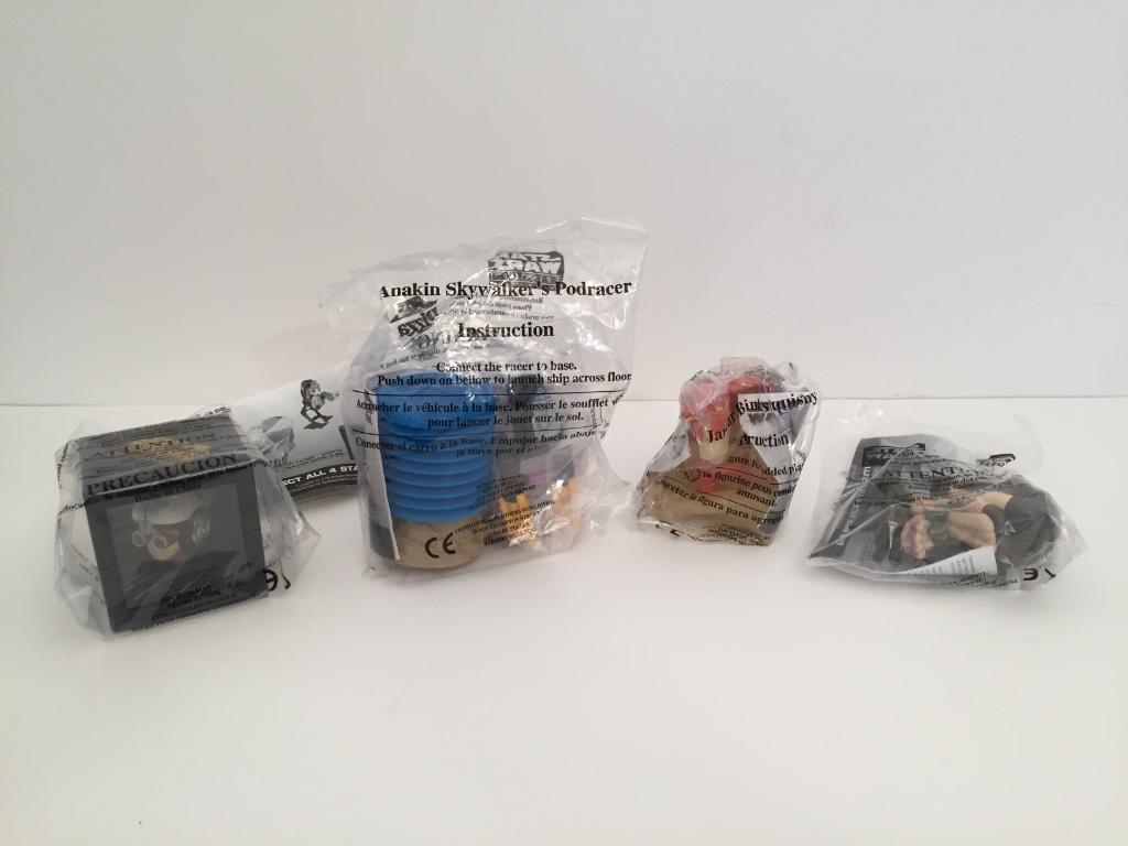 Star Wars Ep1 Pizza Hut speeltjes 1999 (compleet), Verzamelen, Star Wars, Ophalen of Verzenden