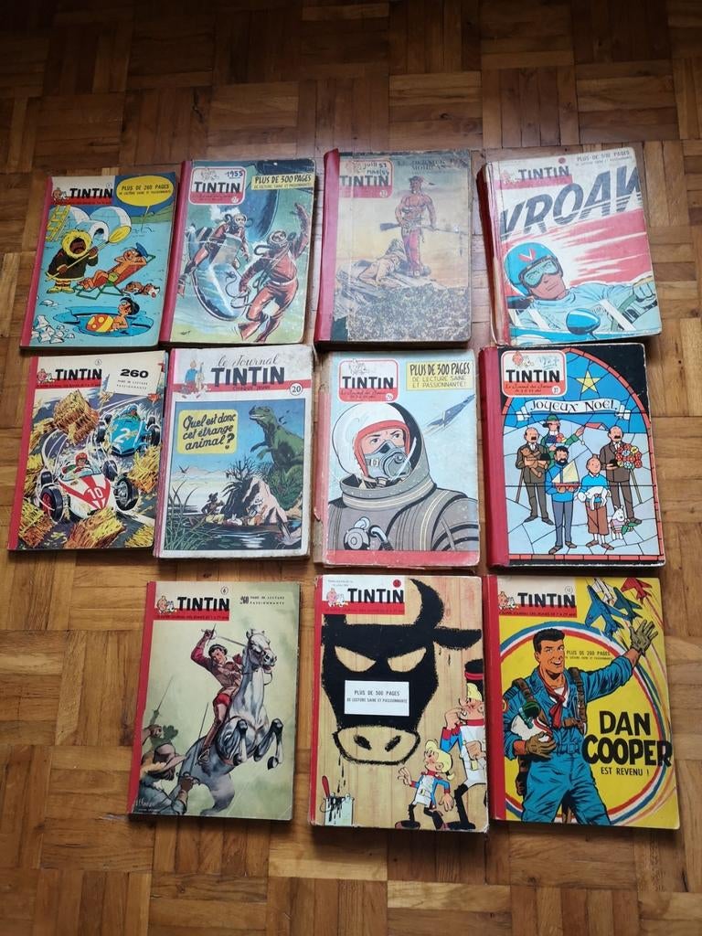 Tintin, le journal de tous les jeunes  45€ het pakket, Boeken, Ophalen of Verzenden, Gelezen