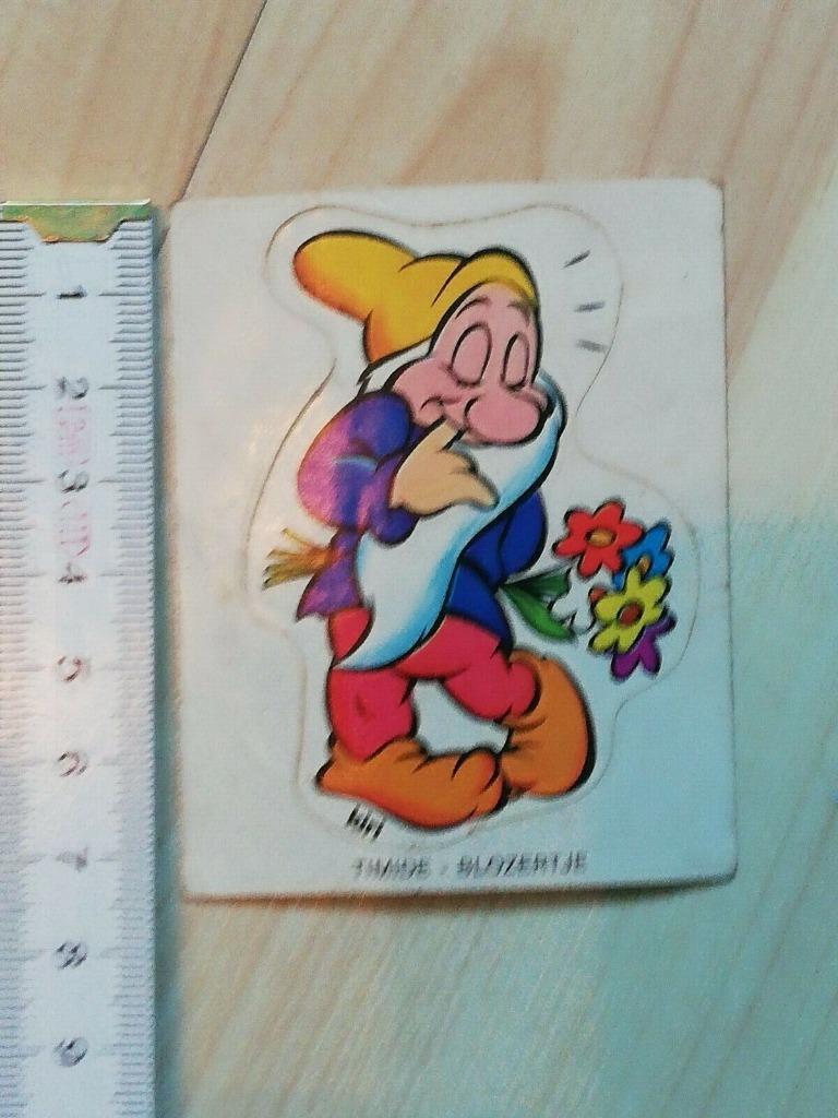 Gratis stickerstickers Kiri Shy Sneeuwwitje 1974, Ophalen of Verzenden