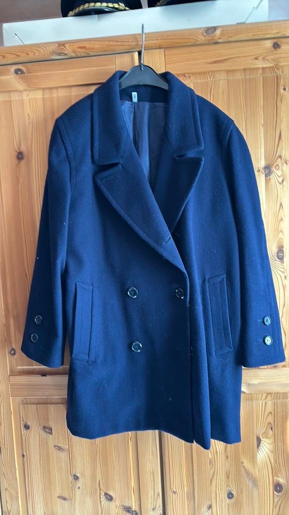 Berghaus blauw wollen jas 42, Ophalen of Verzenden, Zo goed als nieuw, Blauw