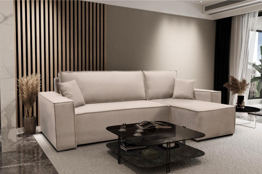 *SOLDEN* Hoekbank Velvet €449,- Slaapbank & Opbergruimte !, Minder dan 75 cm, Hoekbank, Ophalen of Verzenden, 200 tot 250 cm