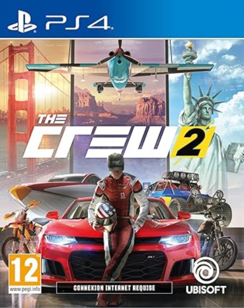 The Crew 2 GPS4 GRATIS LEVERING, Games en Spelcomputers, Games | Sony PlayStation 4, Nieuw, Racen en Vliegen, 3 spelers of meer