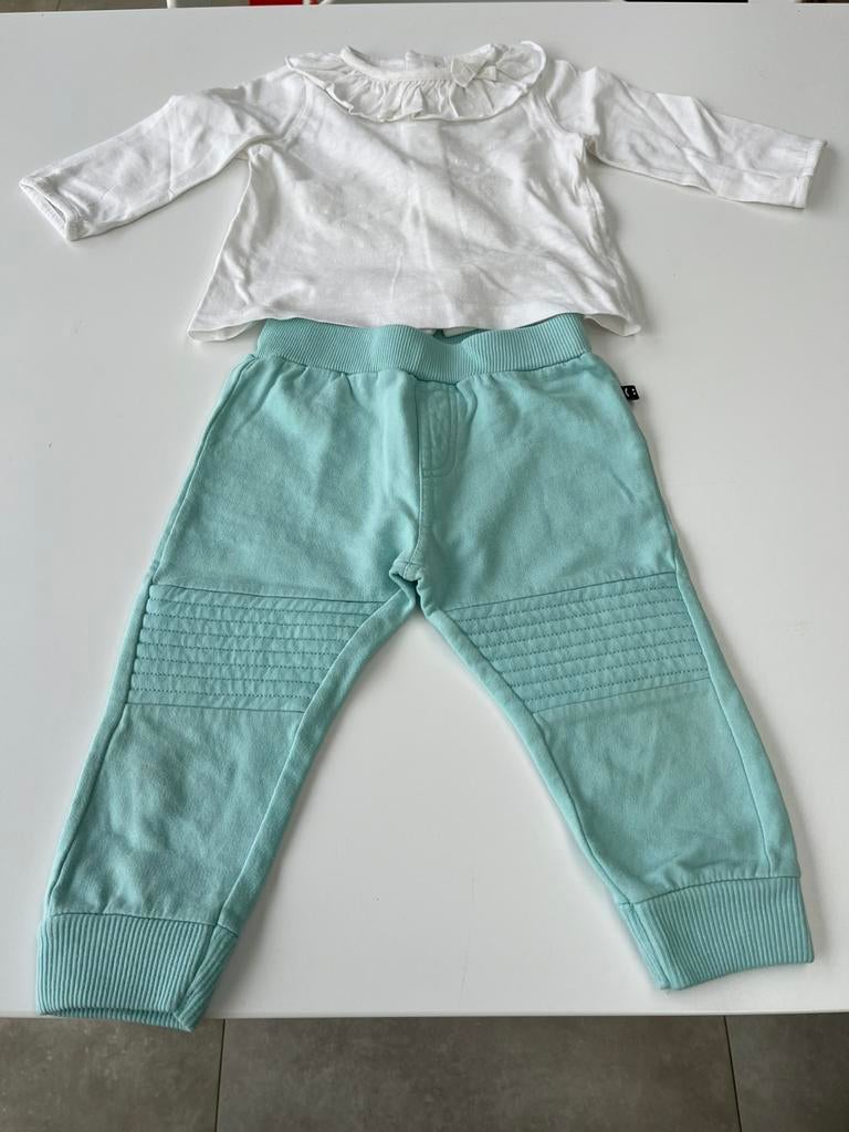 Blouse BUISSONNIERE + pantalon ZEEMAN, Enlèvement ou Envoi, Utilisé, Fille, Ensemble