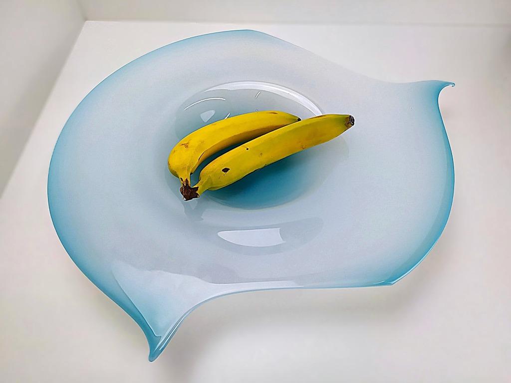 TOP Design Murano - UNIEKE Schaal in Glas Met Handtekening, Antiek en Kunst, Antiek | Glaswerk en Kristal, Ophalen of Verzenden