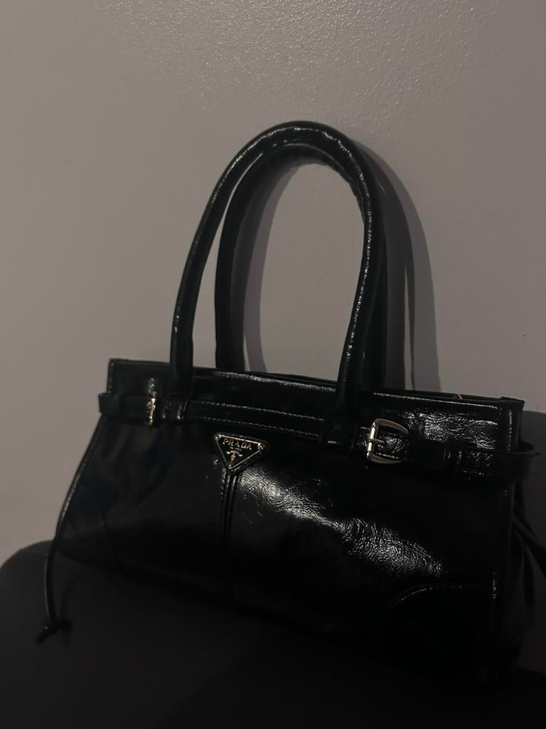 Prada Bonnie Tas, Ophalen of Verzenden, Nieuw, Zwart