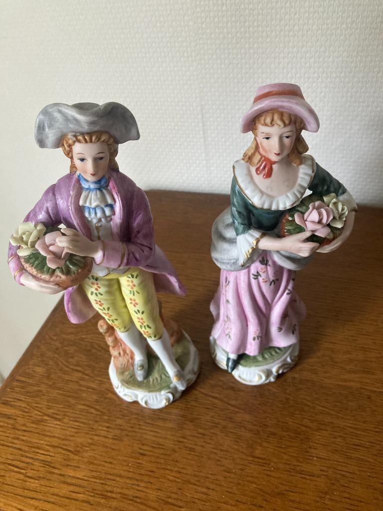 koppeltje in biscuit, Antiek en Kunst, Antiek | Porselein, Ophalen of Verzenden