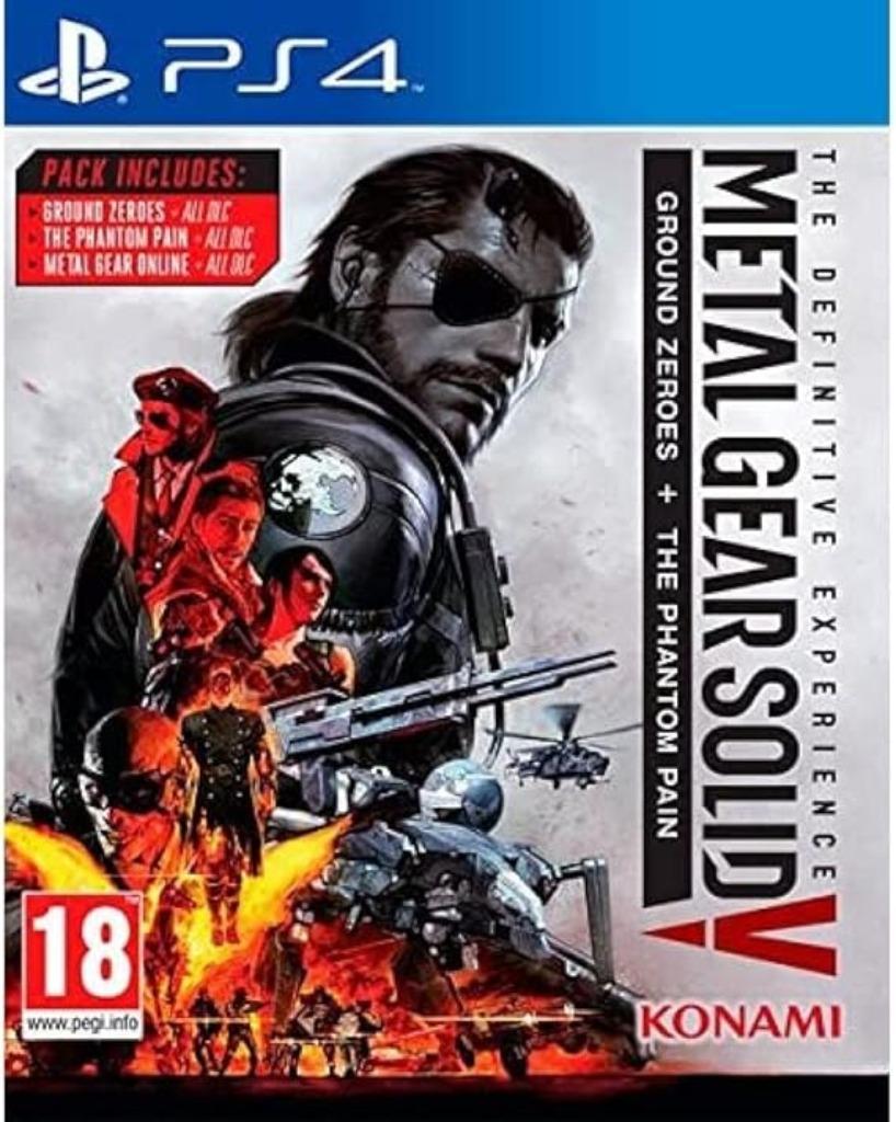 KONAMI Metal Gear Solid V PS4 GRATIS LEVERING, Avontuur en Actie, Vanaf 18 jaar, Verzenden, 1 speler