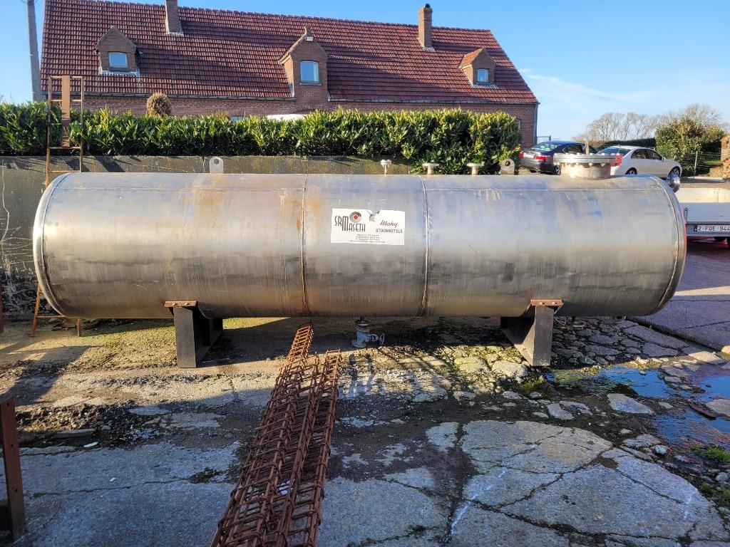 reservoir en inox 7000 Litre, Bricolage & Construction, Sanitaire, Comme neuf, Autres types, Inox, Enlèvement