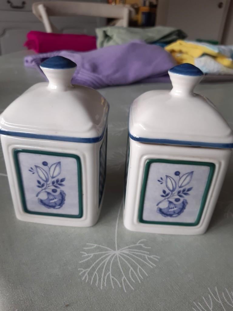 Lot : 2 pots à épices Villeroy & Boch - mod. Switch 3 Charm, Enlèvement ou Envoi