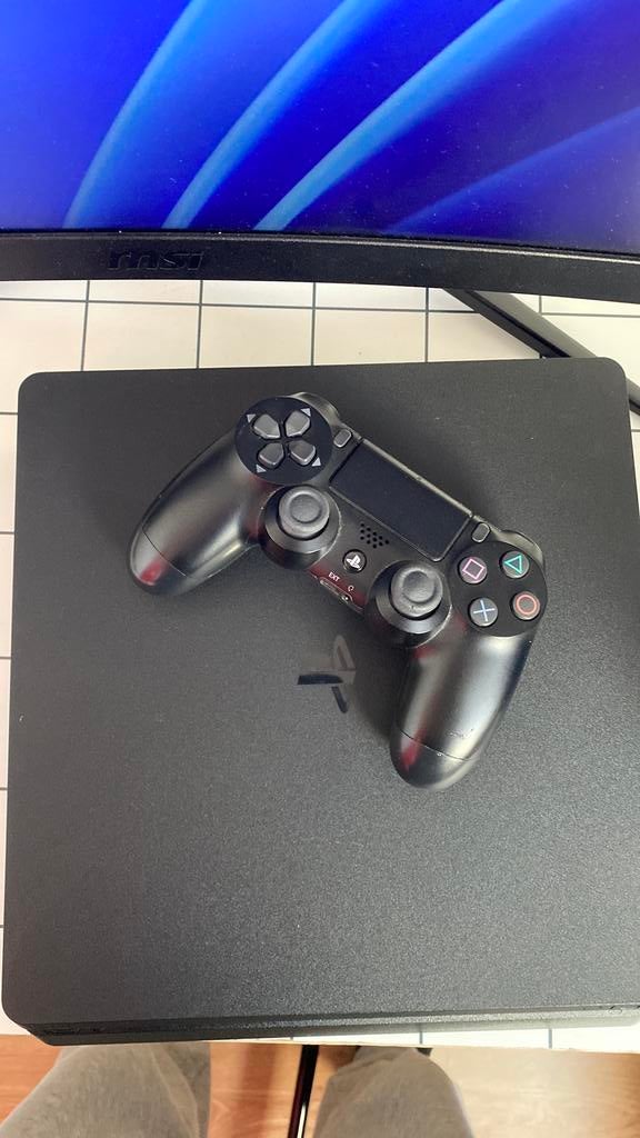 PS4 comme neuve + manette neuve + chargeur – HDMI, Consoles de jeu & Jeux vidéo, Enlèvement, Comme neuf