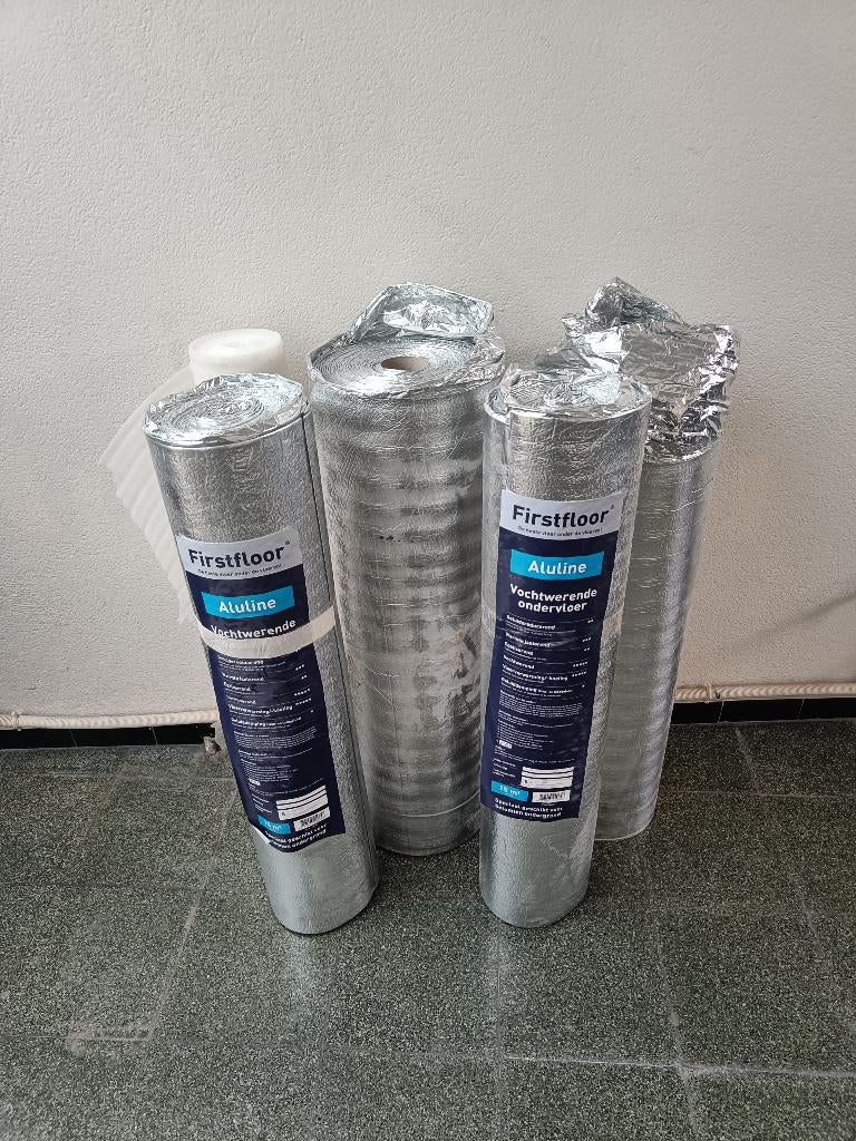 Alufoam ondervloer laminaat, Doe-het-zelf en Bouw, Vloerdelen en Plavuizen, Ophalen, Overige materialen, 30 cm of meer, Zo goed als nieuw