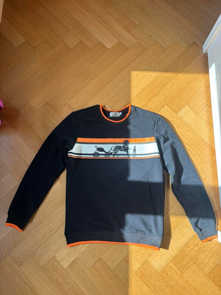Hermes trui, Ophalen of Verzenden, Zo goed als nieuw, Maat 46 (S) of kleiner, Zwart
