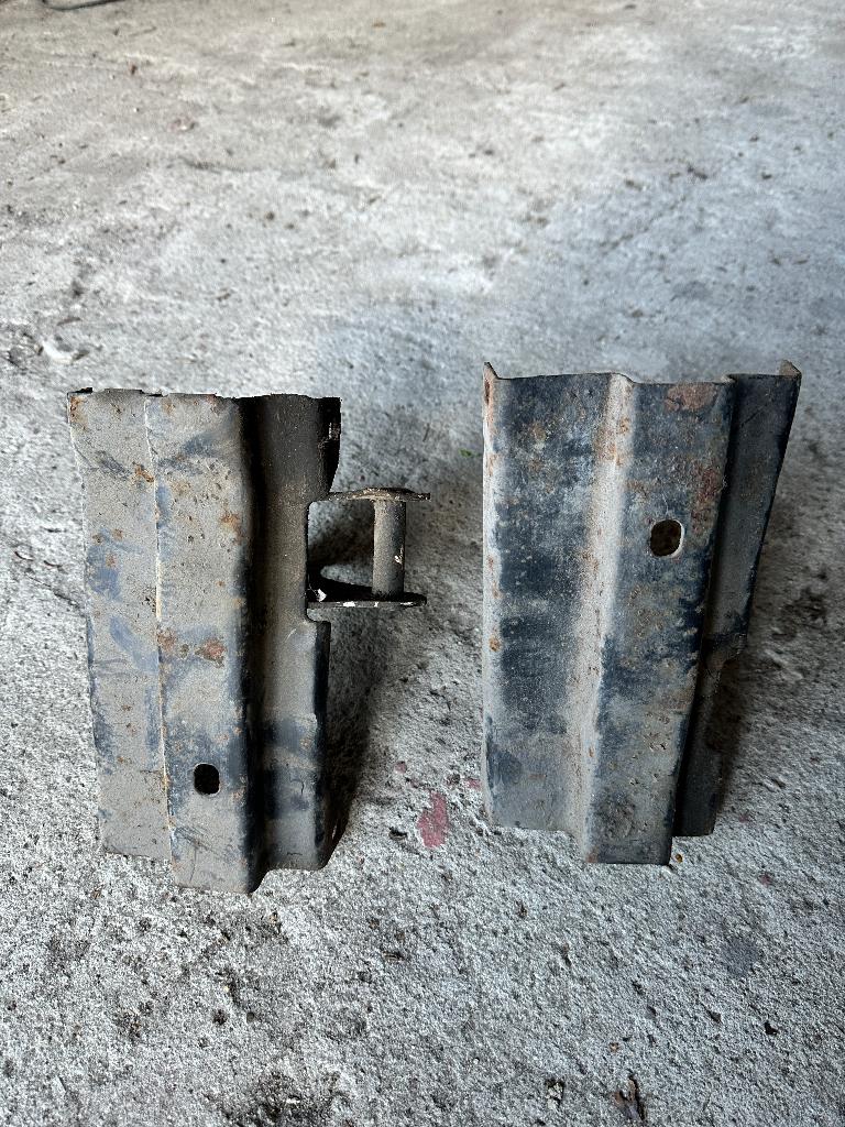 VW transporter T2 bumper-steunen achter, Gebruikt, Volkswagen, Ophalen of Verzenden, Achter