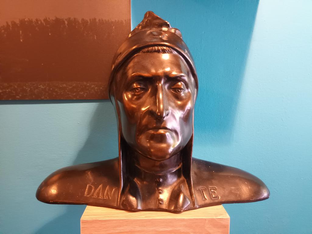 Buste Dante Alighieri, Ophalen of Verzenden