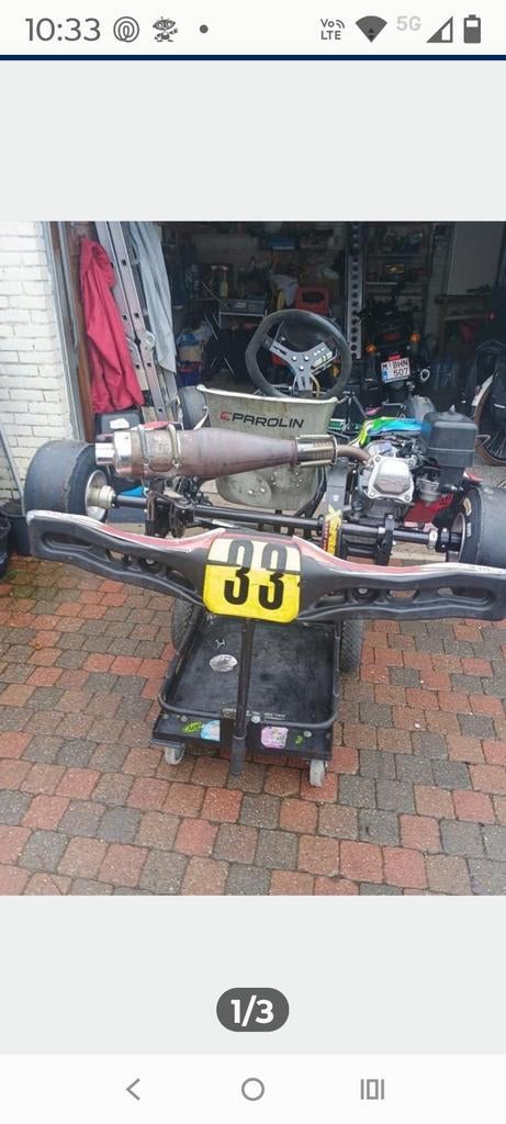 Kart,Honda cadet, Enlèvement