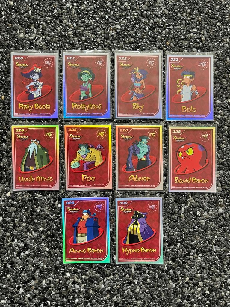 10 x Shantae Risky Revenge LRG Trading Cards, Ophalen, Zo goed als nieuw