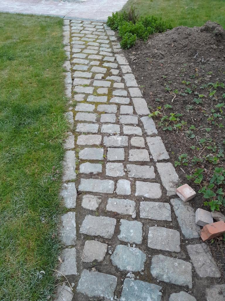 kasseien, Jardin & Terrasse, Pavé & Dalles, Utilisé, Autres types, 10 m²² ou plus, Enlèvement