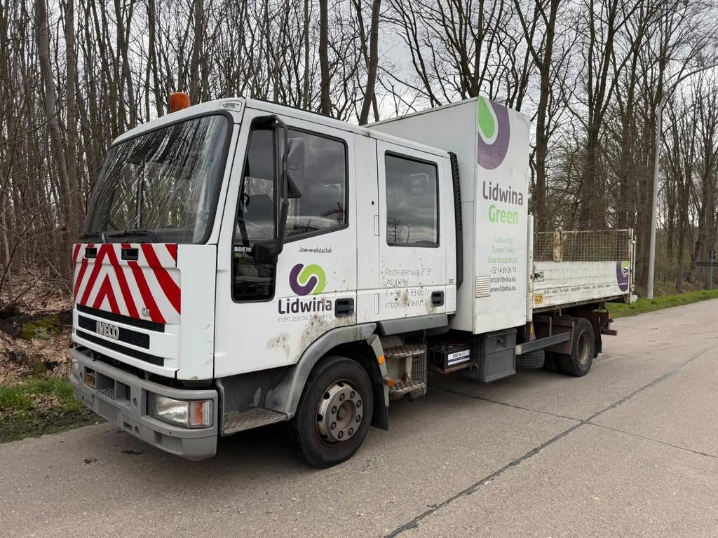 Iveco Euro Cargo 80E18 / Kipper / Dubbel Kabine (bj 1999), Euro 2, Iveco, 180 pk, Bedrijf