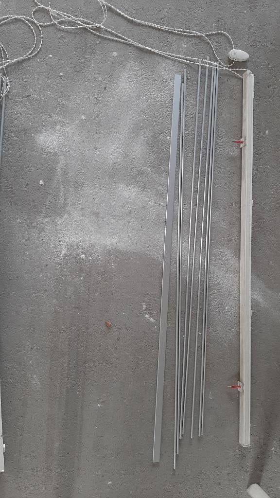 Ophangsysteem gordijnen, Ophalen, Gebruikt, Wit, 100 tot 150 cm