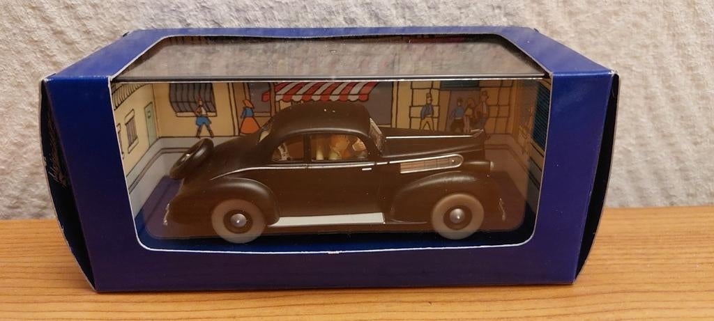 TINTIN Atlas auto 1/43 'De packard van koning Muskar' 018A, Ophalen, Zo goed als nieuw, Auto, Overige merken