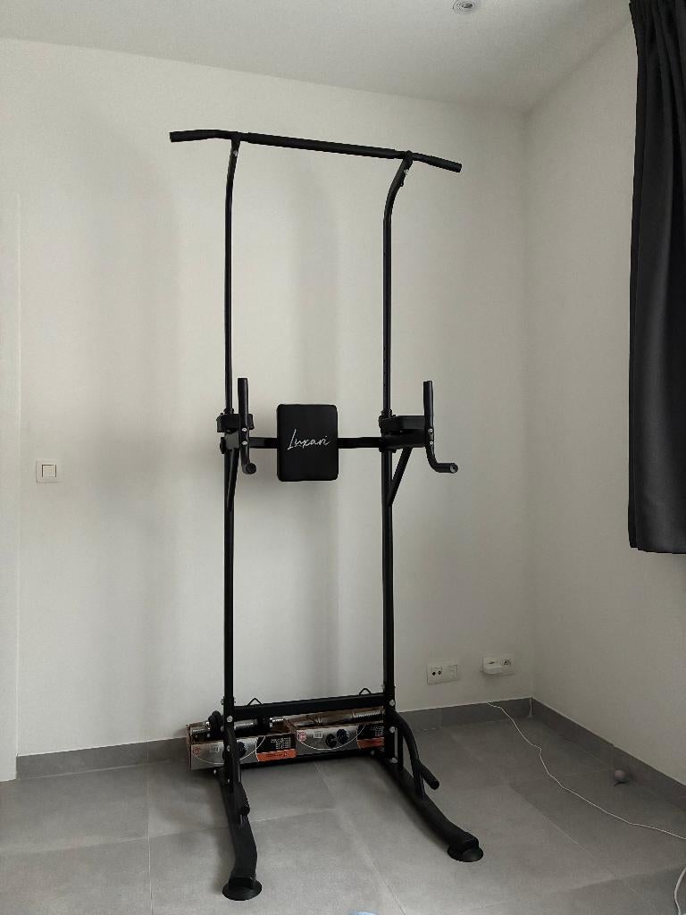 Luxari power tower (incl. extra gewichten Bremshey), Ophalen, Benen, Krachtstation, Aluminium